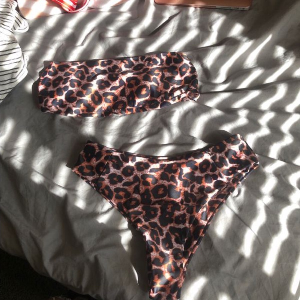 Cheetah print bikini